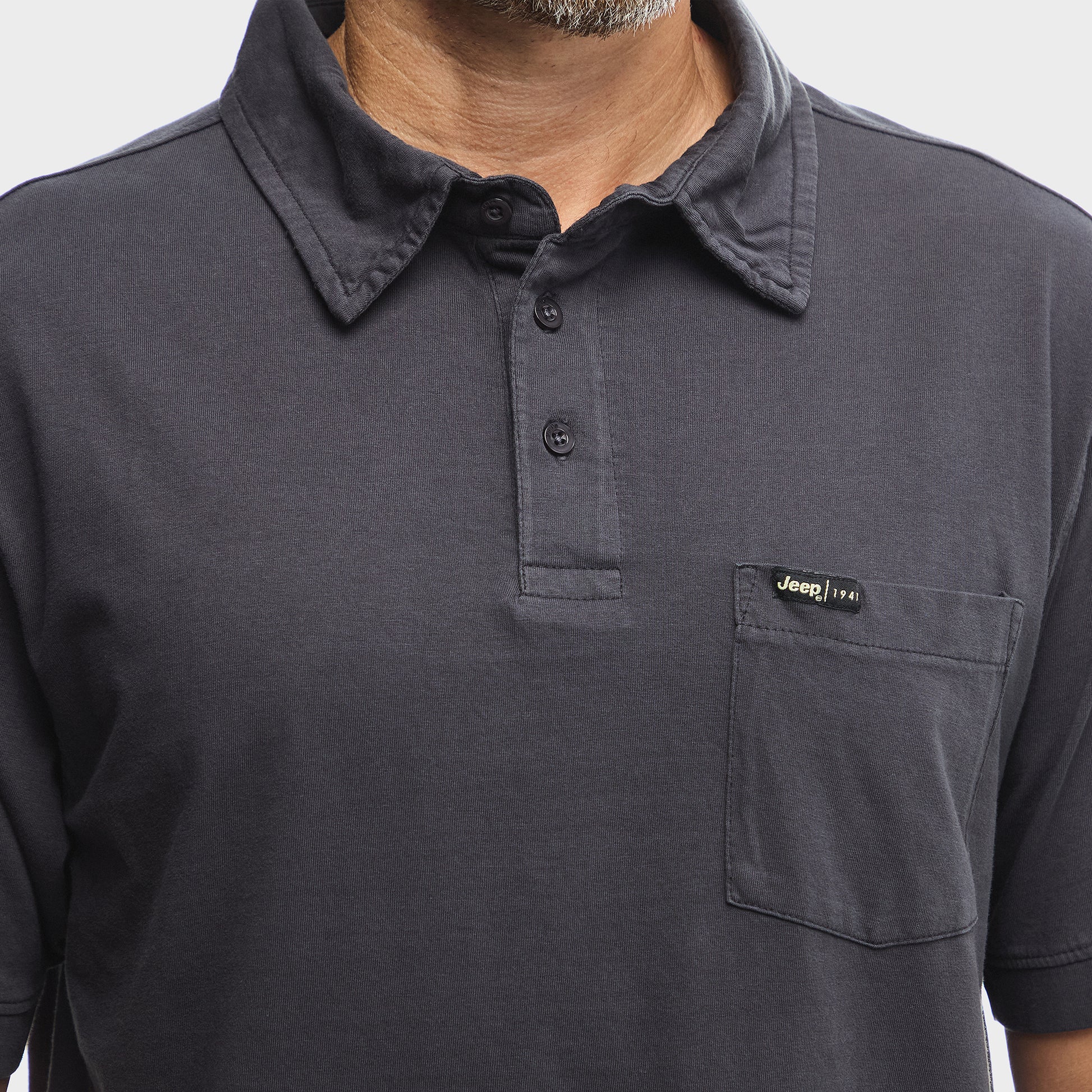 Pigment Wash Basic Polo (3)