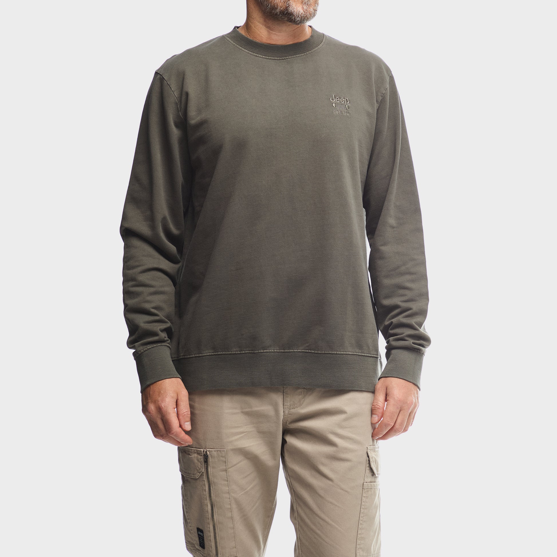 Core Pigment Dye Crewneck  Fleece