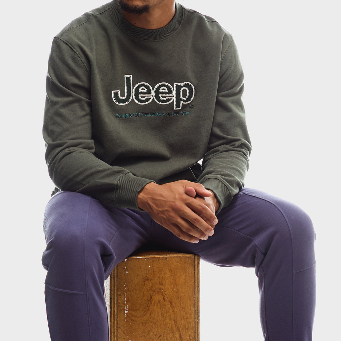 Core Applique Fleece Crewneck