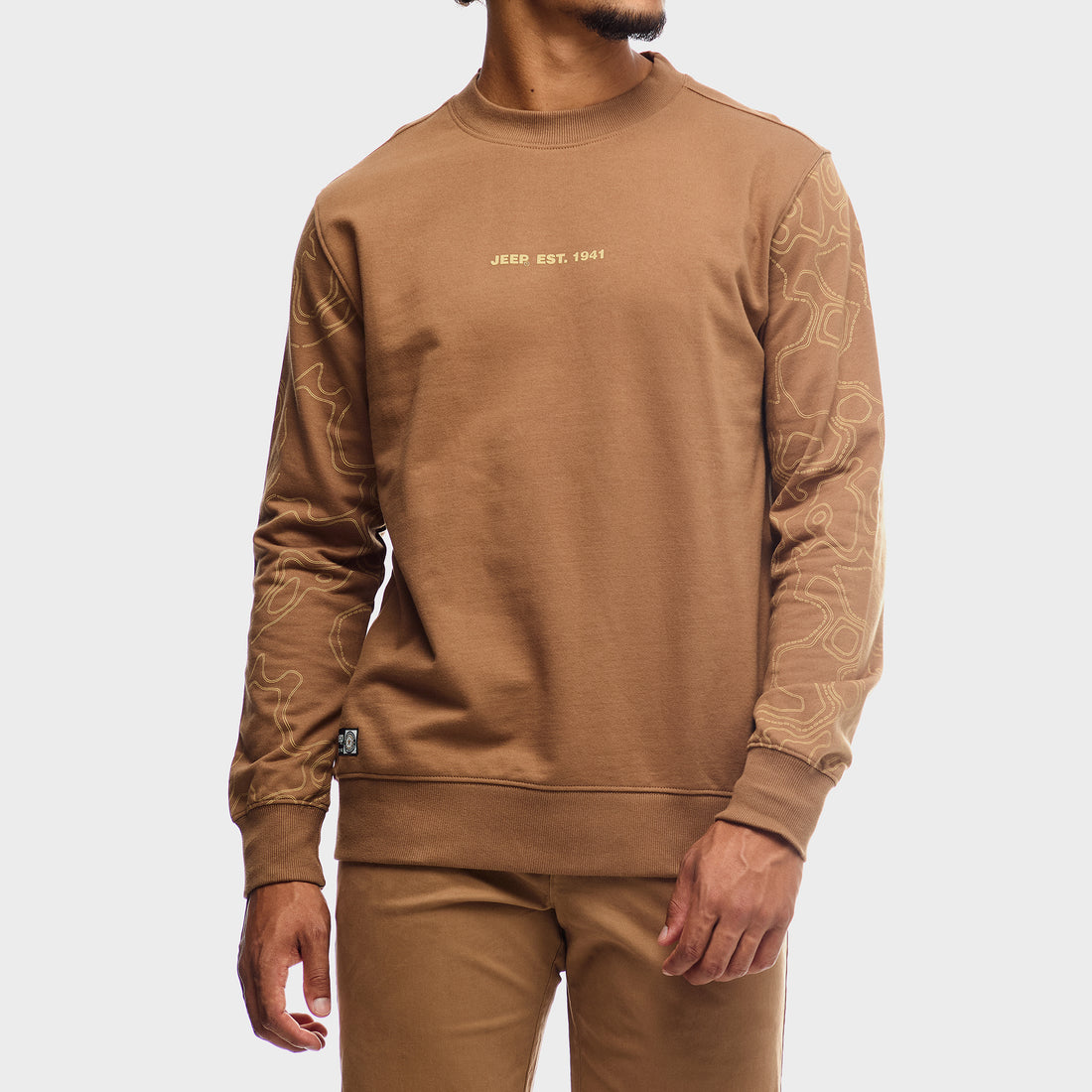 Fleece Aop Crewneck