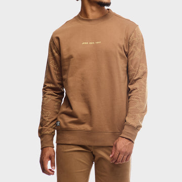 Fleece Aop Crewneck