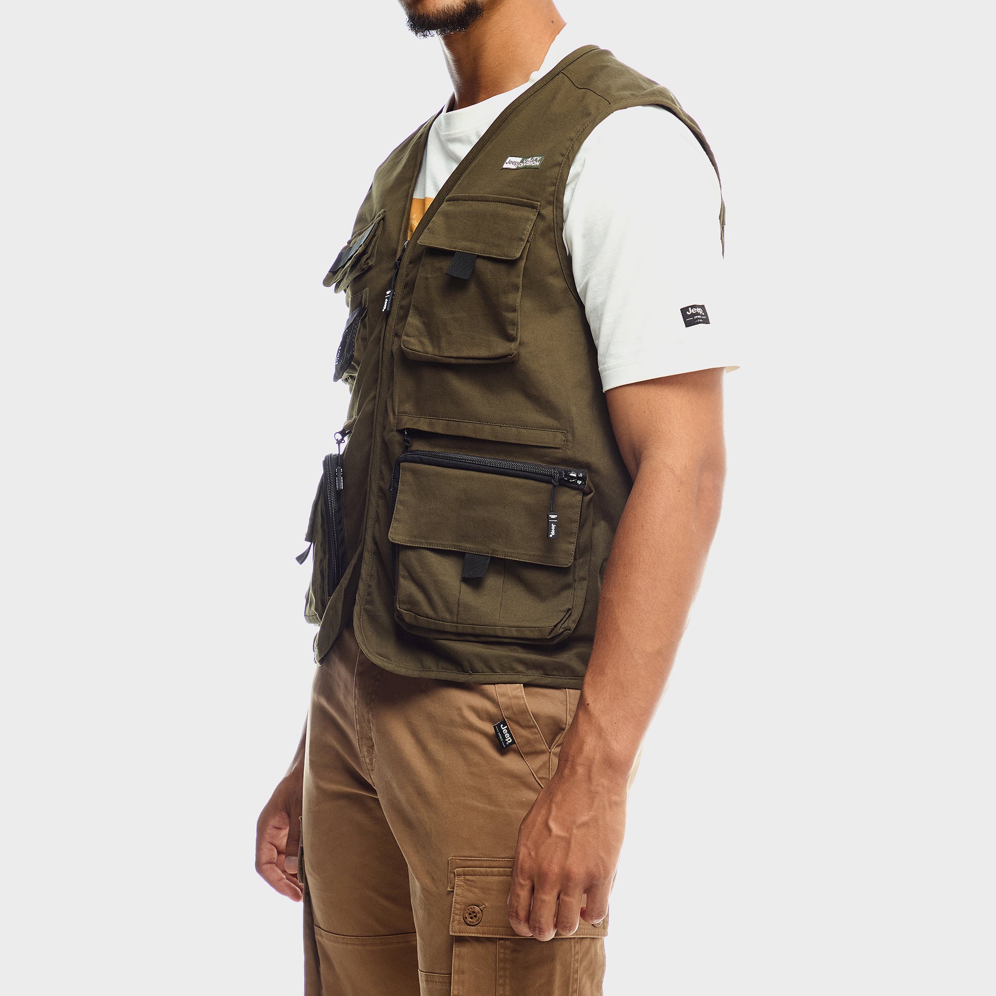 Quilted Utility Gilet (1)